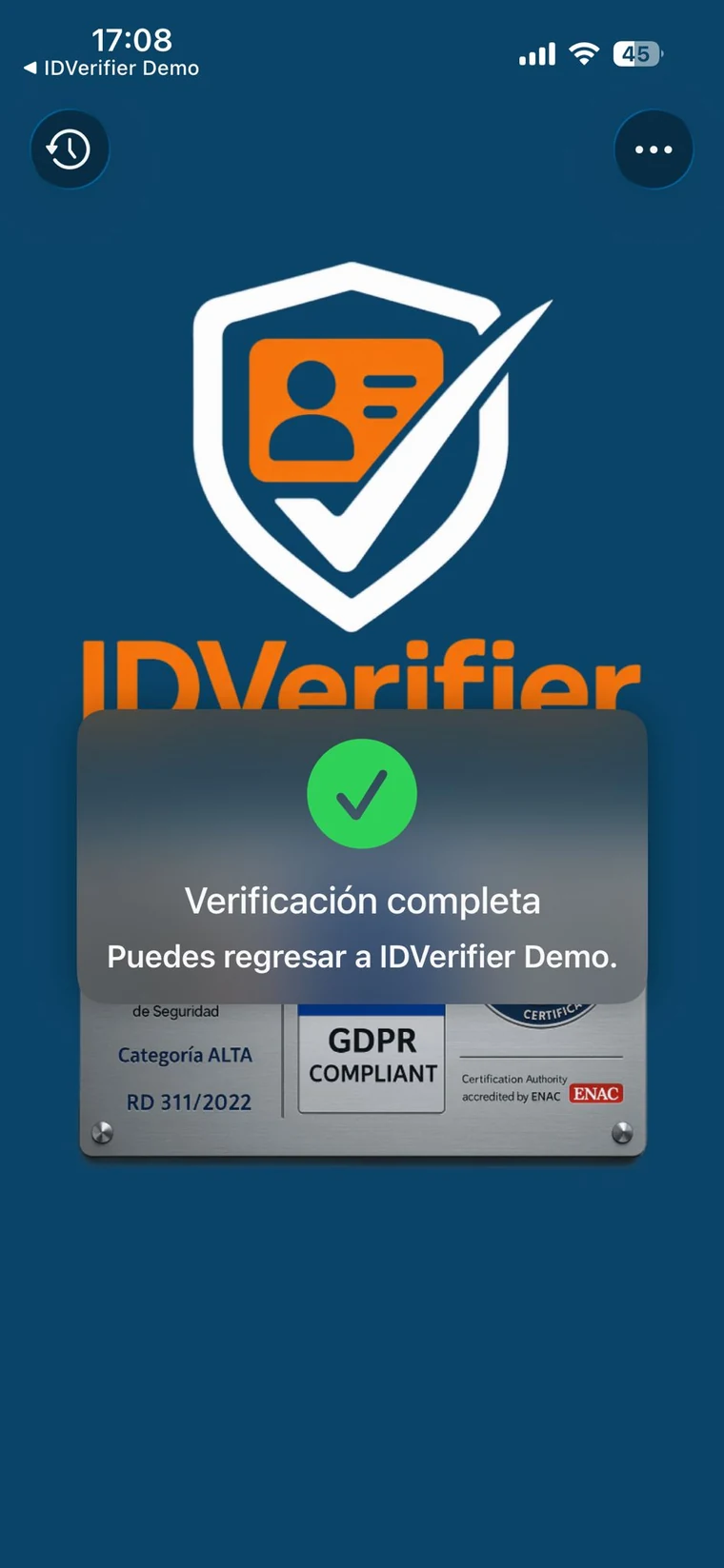 A secure response comes back ready for the client’s workflow.